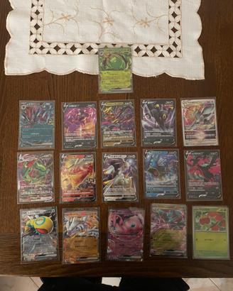 Lotto 16 carte Pokemon Coreane/Giapponesi