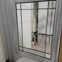 Specchio 84 x 64 con cornice argento