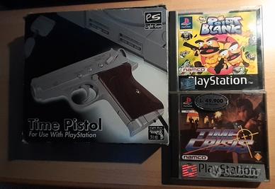 Lotto Time Pistol + Time Crisis e Point Blank PS1