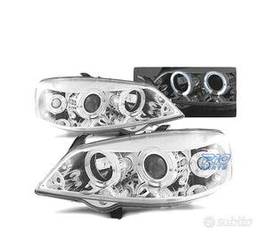 FARI OCCHI ANGEL PER OPEL ASTRA G 97-04 CROMATO