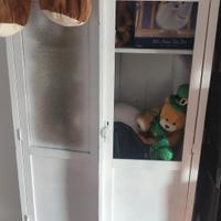 vetrinetta in legno da restaurare 