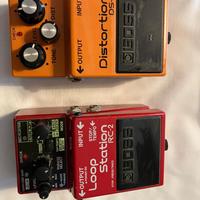 PEDALI DISTORSIONE + LOOP BOSS