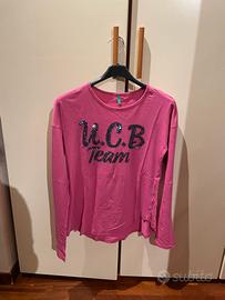 Maglietta Benetton fucsia