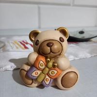 Orsetto Teddy "Thun"con farfalla, color champagne