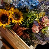 Cesta shabby chic porta fiori