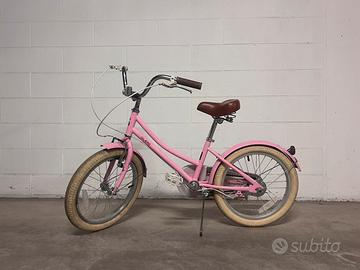 Bicicletta rosa 4-10 anni, 18 pollici