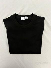 felpa stone island nera