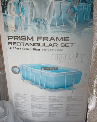 Piscina usata INTEX completa di pompa 3x2