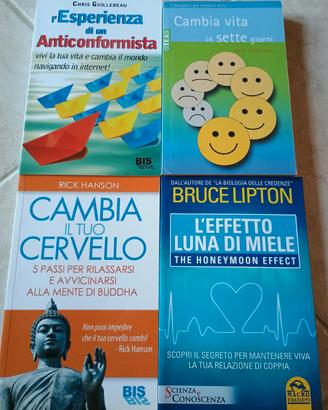 Lotto di libri di crescita personale/evoluzione