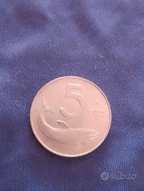 5 lire delfino