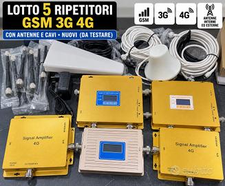 5 ripetitori amplificatori segnale GSM 3G 4G Anten
