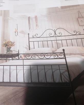 LETTO IN FERRO BATTUTO MATR. CANTORI MOD. SOLEIL 