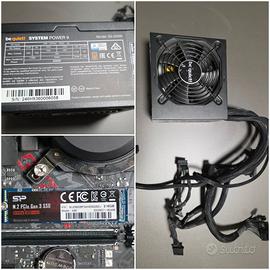 Kit Alimentatore 500w + SSD Silicon Power M2 256GB
