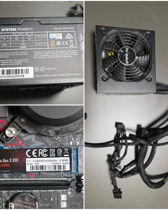 Kit Alimentatore 500w + SSD Silicon Power M2 256GB