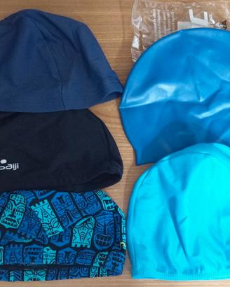 Set  5 Cuffie Nuoto Piscina da 5 ai 9 anni