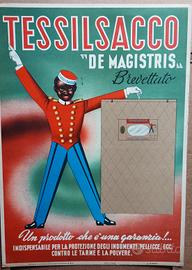Manifesto Pubblicitario Tessilsacco anni '50