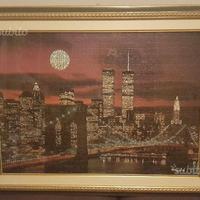 QUADRO New York 88x66 puzzle metallizzato