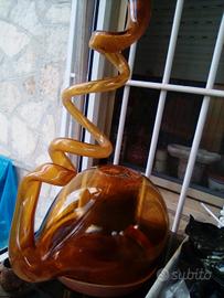 raro decanter in vetro marrone solo per veri inten