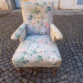 Poltrona anni 50 con ruote