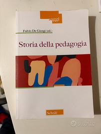 Libro Storia della pedagogia, De Giorgi