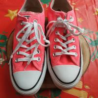 Sneakers Converse All Star  basse rosa fluo/fucsia