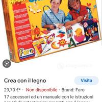 Gioco di bricolage crea con il legno