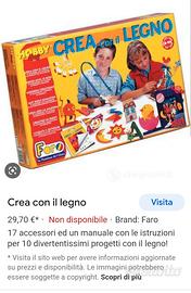 Gioco di bricolage crea con il legno
