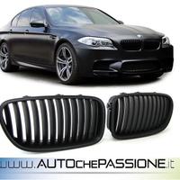 Coppia Griglie Nere opache per BMW Serie 5 F10 F11