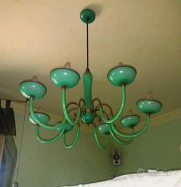lampadario vetro di murano anni 50/60