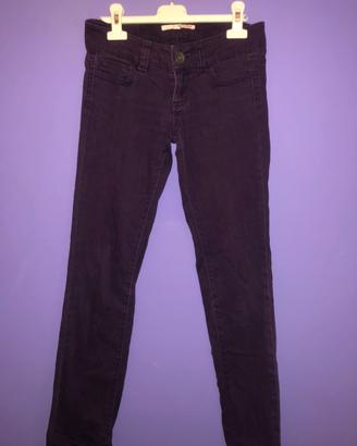 jeans skinny viola scuro Tally Weijl taglia XS