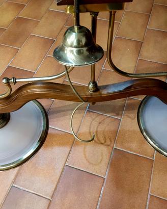 Lampadario doppio