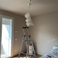 Coppia Lampadari Ingo Maurer WillyDilly bianco