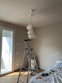 Coppia Lampadari Ingo Maurer WillyDilly bianco