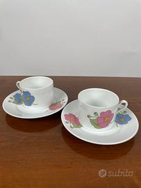 Tazze cappuccino Richard Ginori vintage porcellana