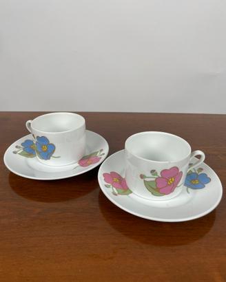 Tazze cappuccino Richard Ginori vintage porcellana