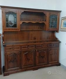 credenza rustica 4 ante in legno massello