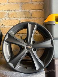 cerchi in lega  17" jeep wrangler neri