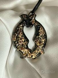 Pendente in vetro con pesci