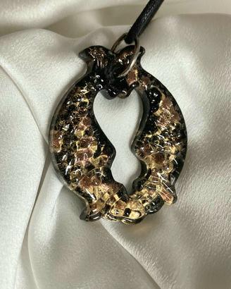 Pendente in vetro con pesci