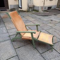 Sedia sdraio in legno fine 800