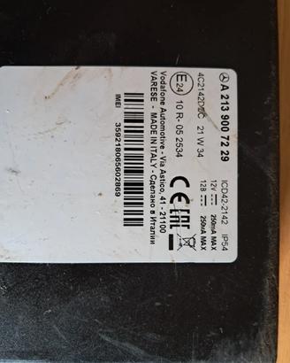 A 213 900 72 29 centralina del sistema d'allarme