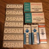 12 Lampadine alogene per proiettore varie potenze