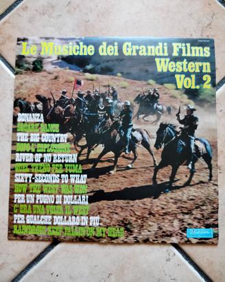 Musiche Grandi Film Western vinile prima stampa