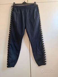 Pantaloni tuta Kappa blu navy con bottoni ( M)