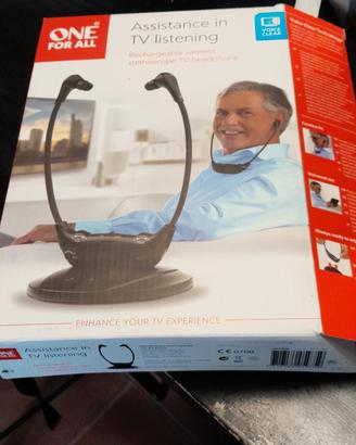 ONE FOR ALL. - Cuffie  Wireless Stereo TV , Ideali