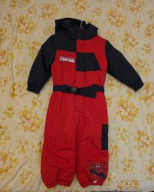 Tuta  sci completo bambino Spiderman Marvel rara