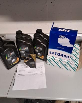 tagliando olio e filtro motore Fiat