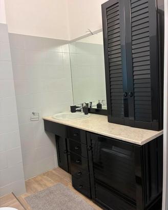 Mobile bagno completo nero lucido