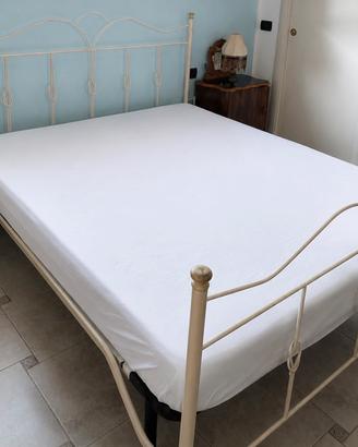 Letto matrimoniale panna stile shabby chic elegant