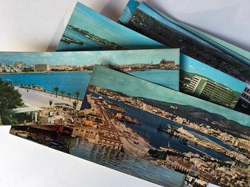 Lotto di 10 cartoline vintage Palma di Mallorca